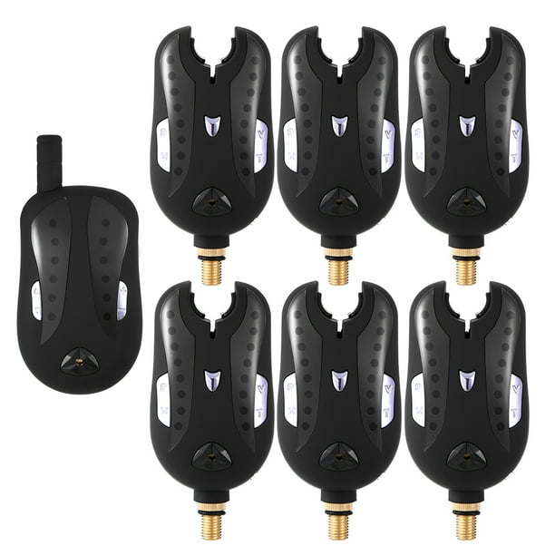 Wireless Digital Fishing Bite Alarms Set Receiver Sound Alert Indicator Kit